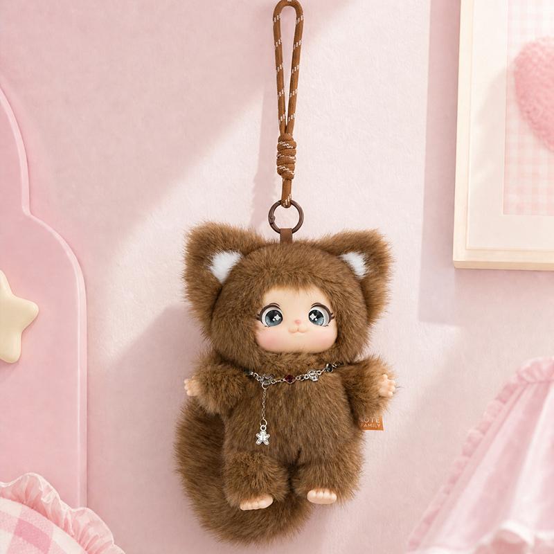 Cute Fox Plush Doll Series, Adorable Vinyl Plush Gift for Fans and Collectors, Fun Collection Item for Kids and Adults