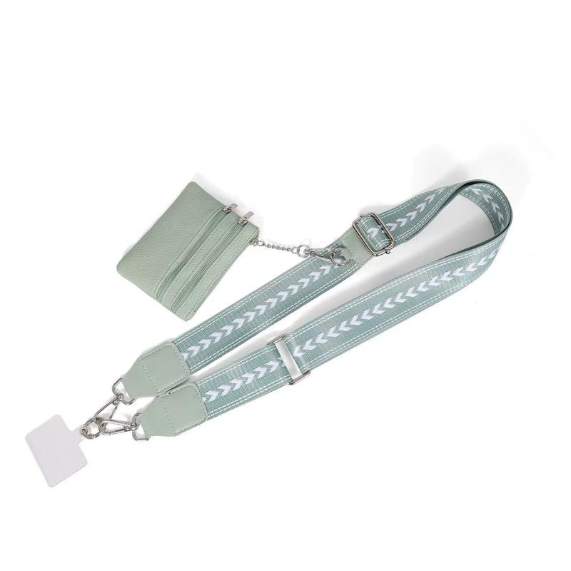 Clip and Go Strap for Phone With Wallet Crossbody, Phone Strap With Wallet, Phone Strap Crossbody With Zipper Pouch Wallet, Phone Wallet, Adjustable Mobile Phone Strap, Mobile phone lanyard, Gift for Valentine's Day