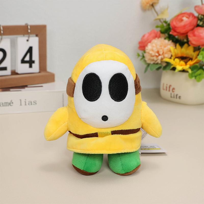 Cute Super Mario Bros Shy Guy Plush Colors Soft animal plush Stuffed Toys Doll Gift 6"