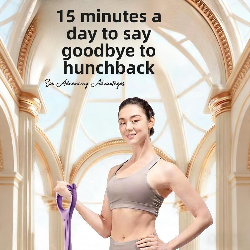 1 Pack Women's Figure 8 Resistance Bands Elastic Yoga Pull Rope Toning Tube for Back Training Chest Opening Body Shaping Home Gym Fitness Equipment