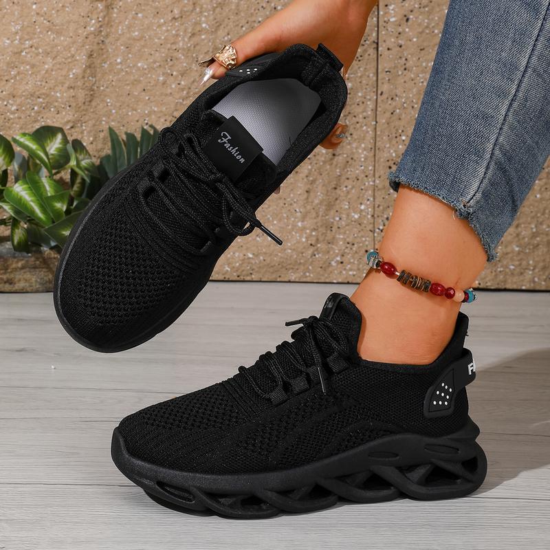 Women's Casual Sneakers, Chic Summer Footwear, Lightweight Breathable Walking Shoes, Retro Thick Sole Athletic Trainers, Cute Shoes for Daily Commute Travel, All-Season Black White Khaki Pink