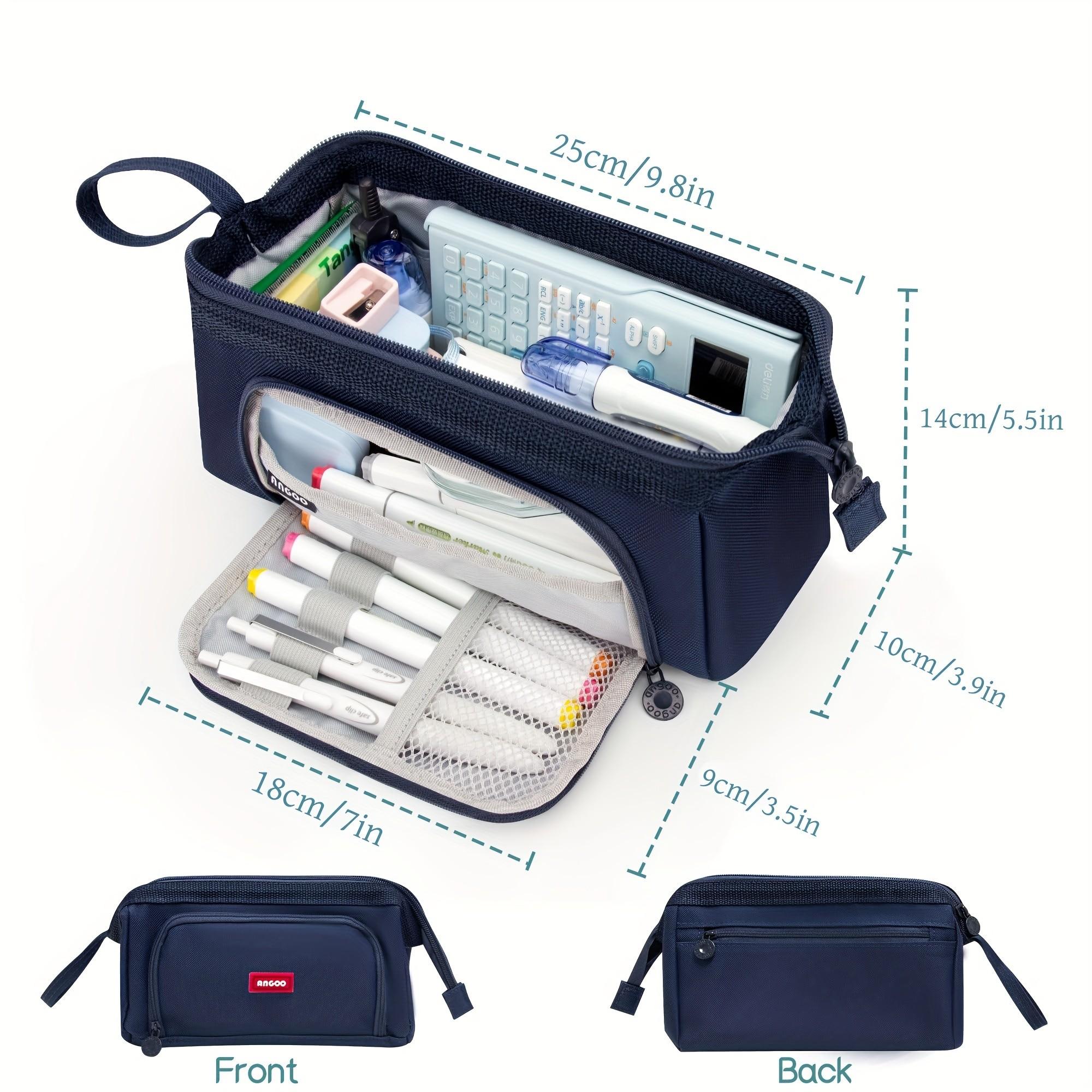 Large Capacity Pencil Case, Sturdy Design Suitable for Girls & Adults, Ideal for Stationery Storage, School Supplies, Office Essentials