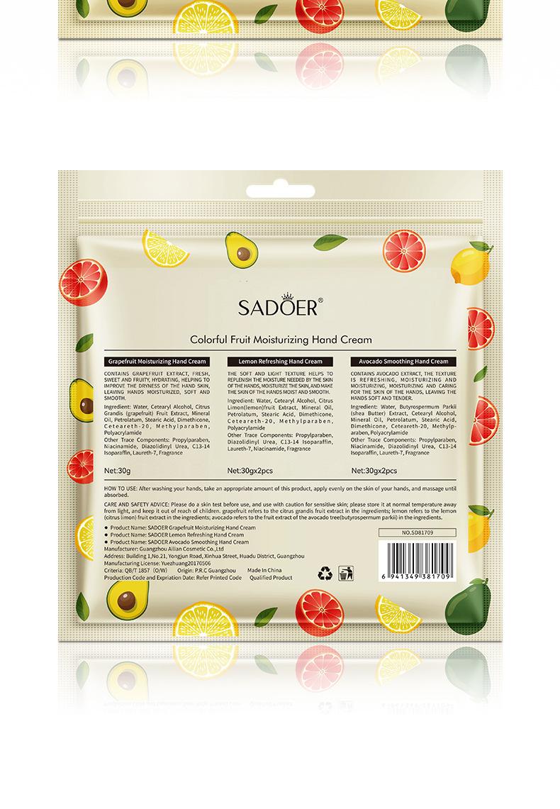 SADOER Anti-Crack Mini Hand Cream Hand Skin Care for Dry Cracked Hands Set, 5 Pieces Included