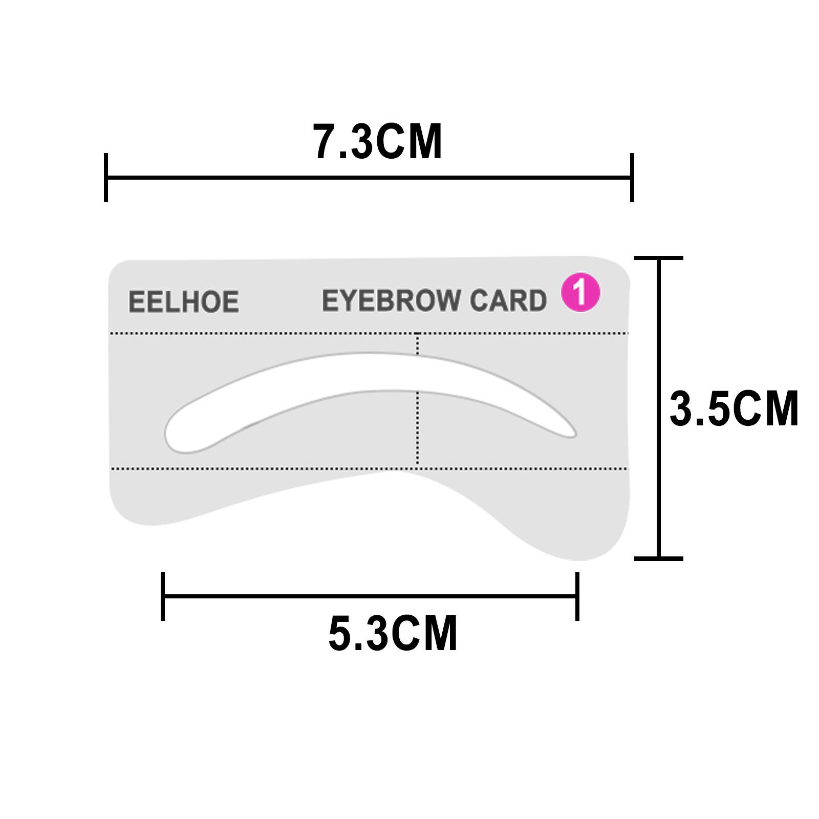 1-Step Daily Eyebrow Stamping Single Unit Kit with Temporary Powder Stick - Waterproof, Sweat-Resistant, Long-Lasting for Brow Design, Contour Makeup (Beauty & Personal Care Eyebrow Product)