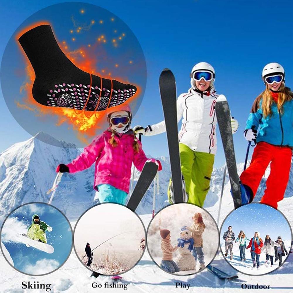 Tourmaline Acupressure Self-Heating Shaping Socks, Slimming Health Socks, Men's and Women's Foot Magnetic Therapy Socks