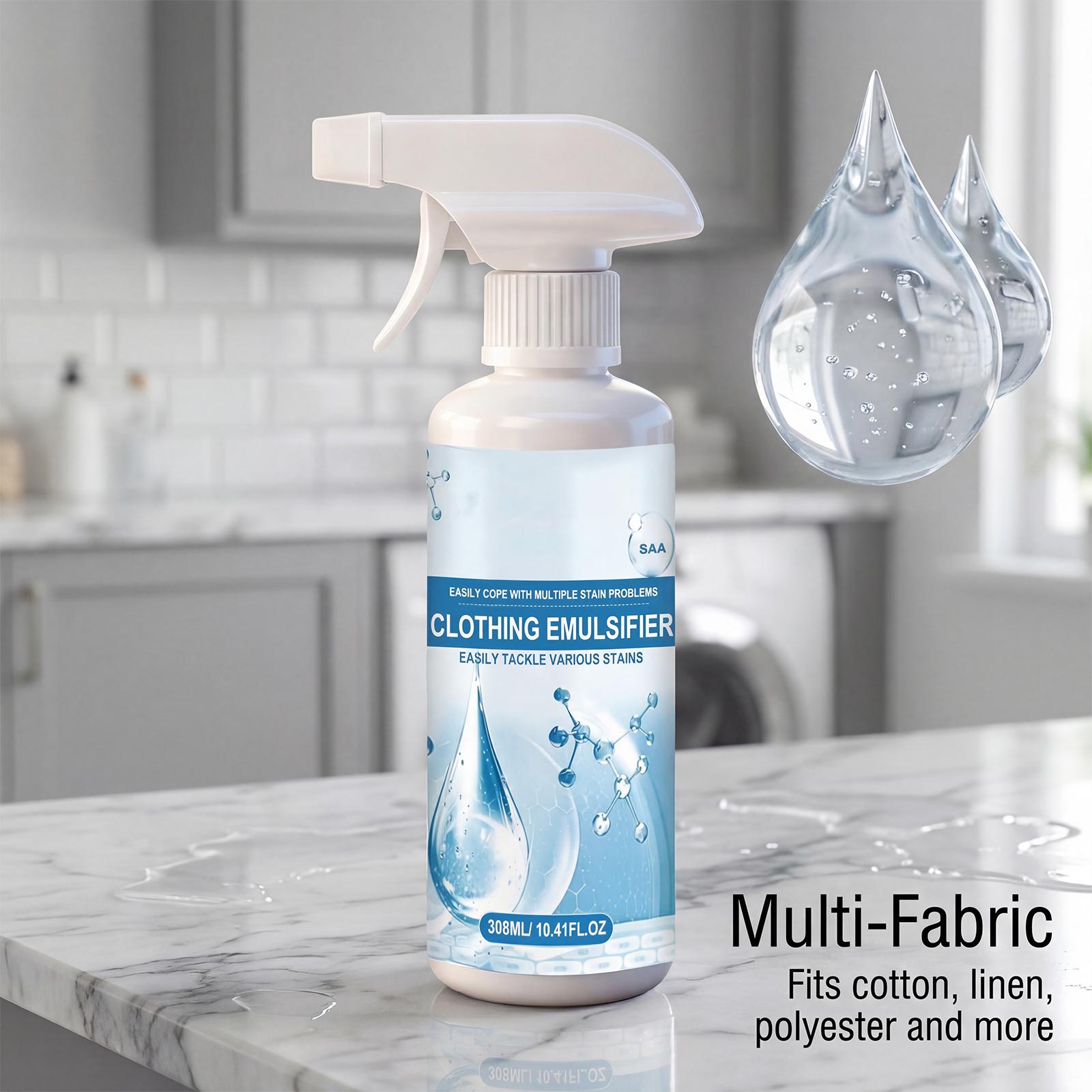 Clothing Stain Remover, Quick Stain Removal for Tough Stains, Gentle Cleaning Agent, Convenient Stain Remover for Clothes