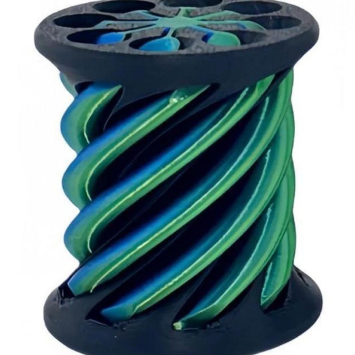 3pcs Asymmetrical Spiral Cone Fidget Toys, 3D Printed Anxiety Relief Desk Decor, Mini Vortex Line for Stress Relief, Ideal for Car & Home