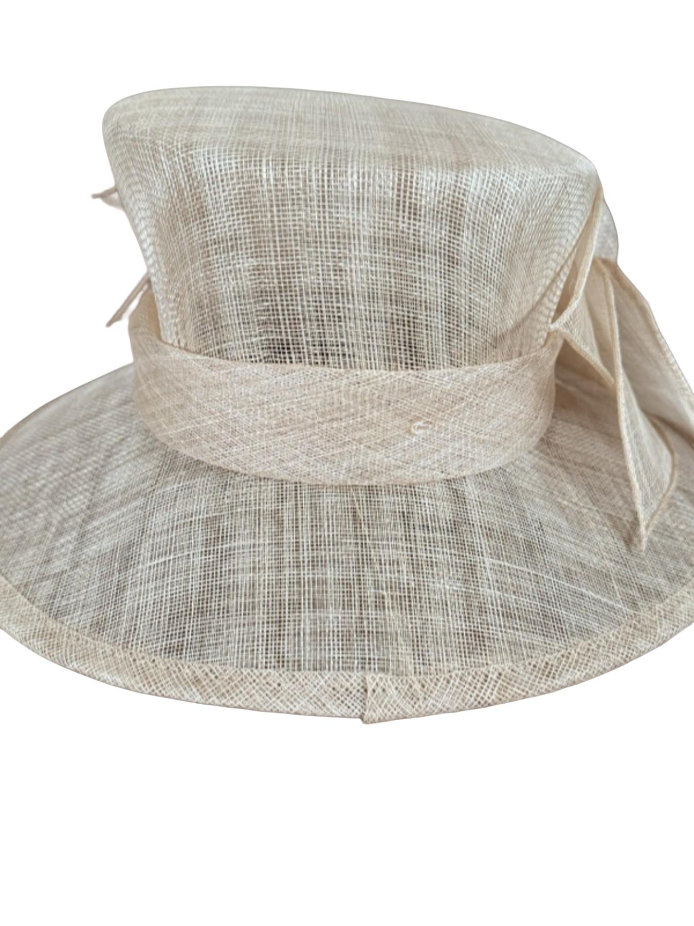 French Vintage Lace Hat, Handmade with 3 Flower Buds and 6 Leaf Accents, Perfect for Weddings, Banquets, Churches, Formal Events