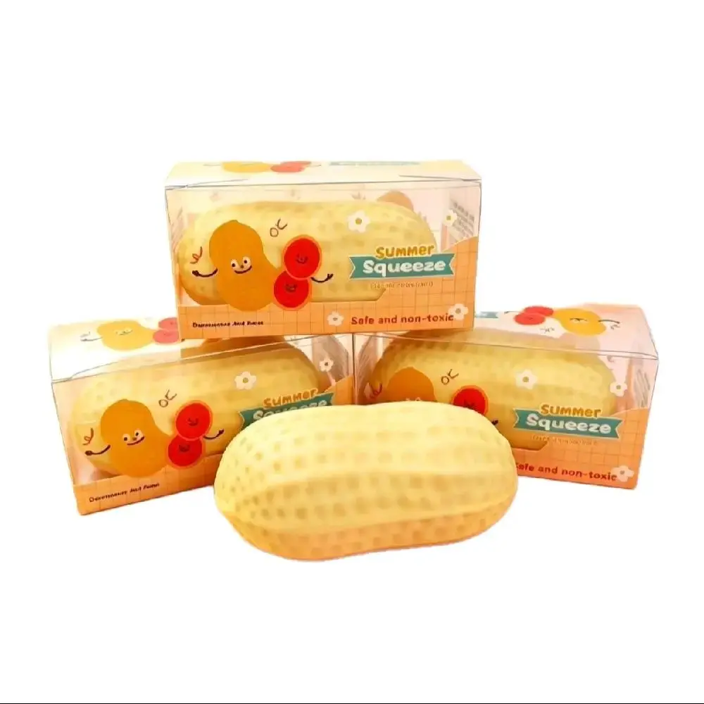 Squishy Toothpaste, Crunchy Fun Squeeze Oral Care Product with Peanut, Mango, Cheese Flavors, Toothpaste Squishy