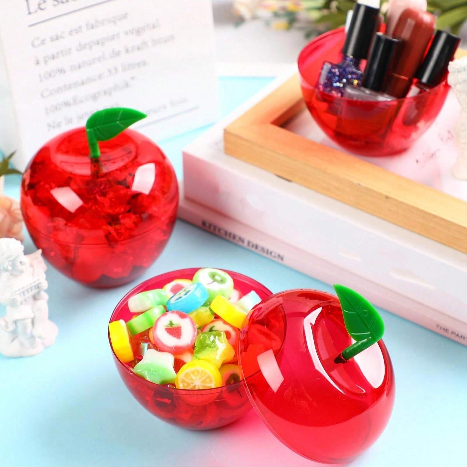 Plastic Apple Containers Wholesale Candy Box Stand, Thank You Gift for Kids, Christmas Party Return Gifts, Teacher Appreciation, Birthday Gift Box, Party Gift Packs