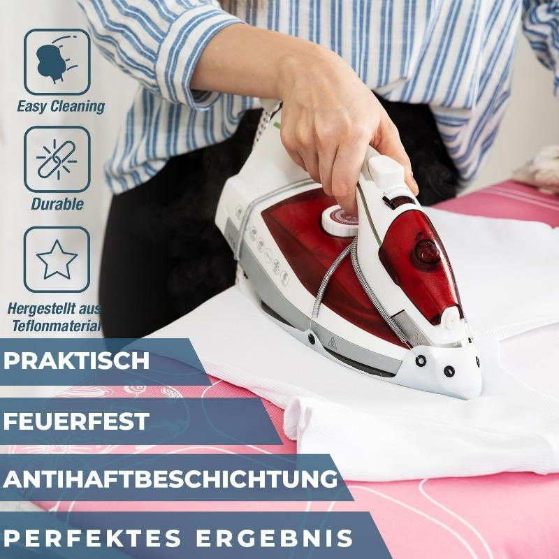 New Premium Teflon Ironing Board Cover, Heat-resistant and Long-lasting, Compatible with All Types of Irons. Suitable for All Fabrics, Easy to Install, a Must-have for Homes and Apartments. + Clothing Care / Appliance Accessories, Streamlined Shell