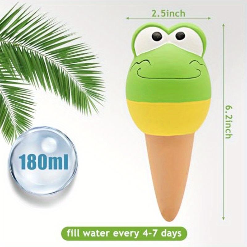 4-piece terracotta self-watering tip: automatic plant watering device, continuous water supply system with slow-release wet balls, garden irrigation tools, interesting gardening supplies, high-quality terracotta materials and humidity control.