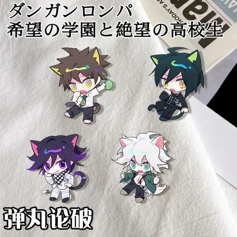 Danganronpa Nagito Komaeda Kokichi Oma Hinata Hinata Student Style Acrylic Brooch Cosplay Badge Jewelry Clothes Backpack Gift