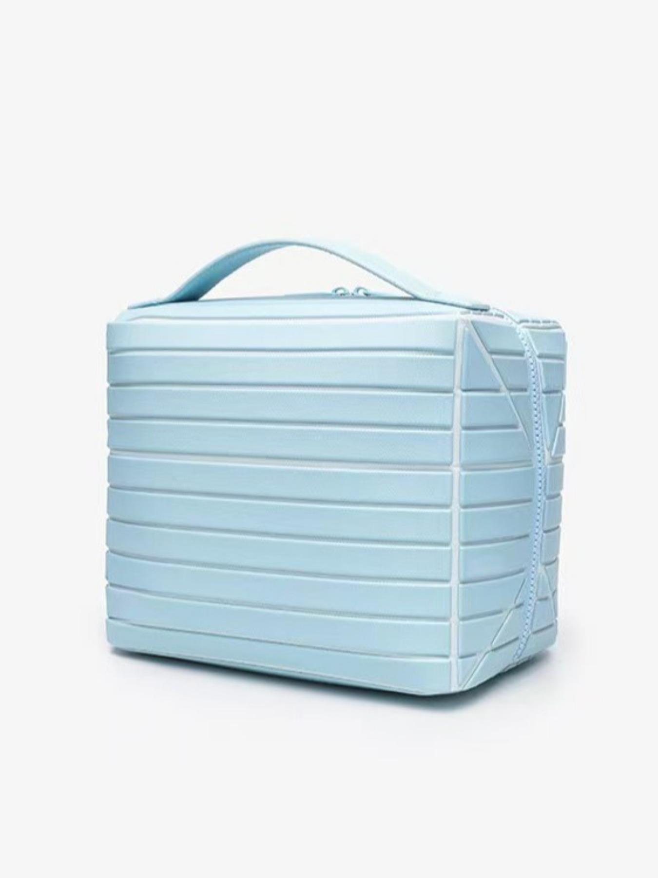 2026 New Geometric Diamond Pattern Makeup Bag, Foldable Large Capacity Divided Portable Cosmetic Storage Bag, Travel Wash Bag