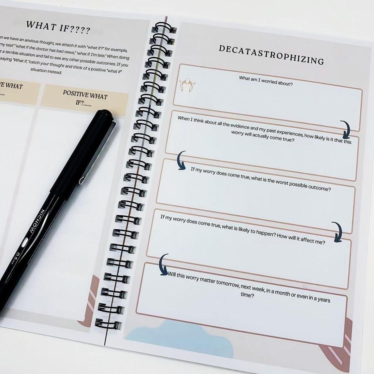 Cognitive Distortion Practice Exercises, Challenge Negative Thinking Patterns, Therapy Worksheets, Psychology, Coping Skills, Bpd, Dbt, Cbt