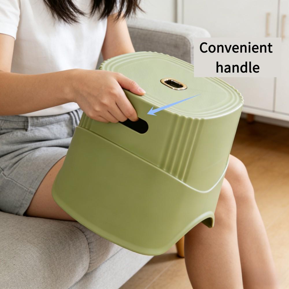 1PC Portable Multifunctional Stool, Non-Slip Design, Stable Weight Capacity, Home Use, Outdoor Camping, Bathroom Foot Rest, Family Friendly
