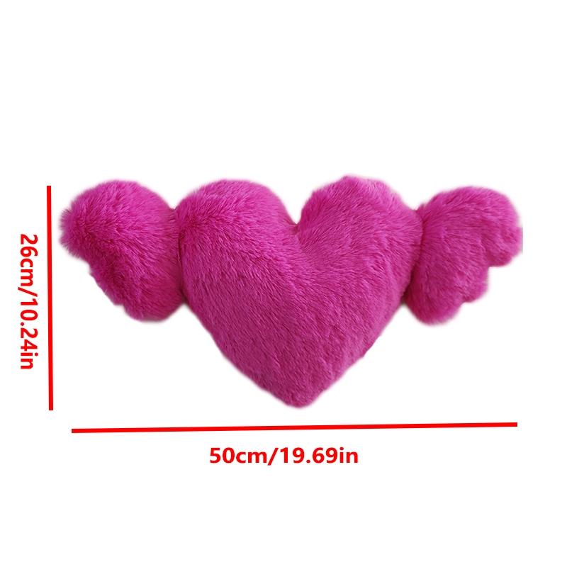 Heart Shaped Headrest Pillow, 1 Count Soft & Comfortable Car Neck Pillow, Plush Neck Pillow, Car Interior Accessories for Women & Girls, Car Accessory
