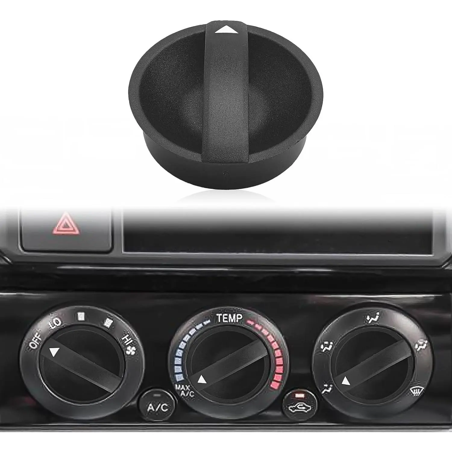 Compatible with 2005-2015 Toyota Tacoma HVAC Heater Control Knob A/C Air Conditioning Control Switch Knob Button Replace 55905-0C010, 559050C010 A/C Knob