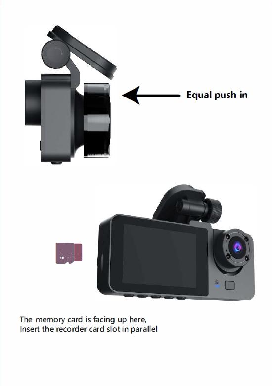 【US 2025 Deals for You Days】Car camera-4K driving recorder 32GB memory card, 24-hour front and rear driving recorder loop recording