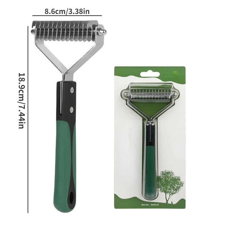 Painless Single Side Hair Removal Tool for dogs and cats - stainless steel comb rake smooth and painless hair removal