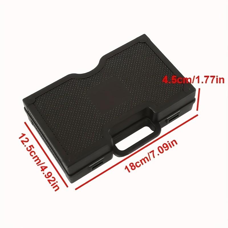 1pc Mini Pistol Model Display Case with Foam - Portable Pistol Organizer Box for Storage & Travel, Desktop Holder, Gift Idea