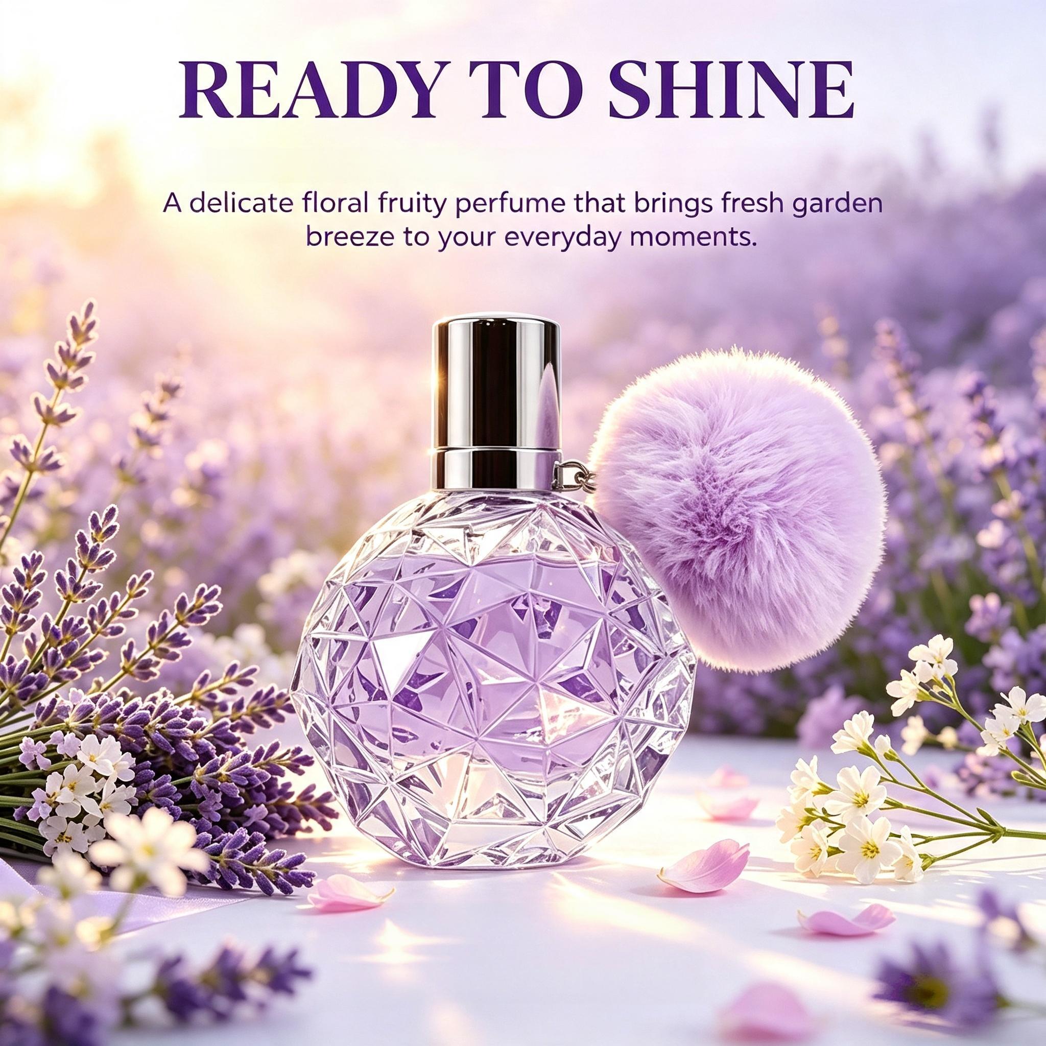 Women's Alcohol-Based Eau De Toilette - Sweet Floral Fruity Scent, Long-Lasting, Light Airy Refreshing Signature Fragrance, Daily Casual Wear, Ideal Birthday Holiday Gift For Her