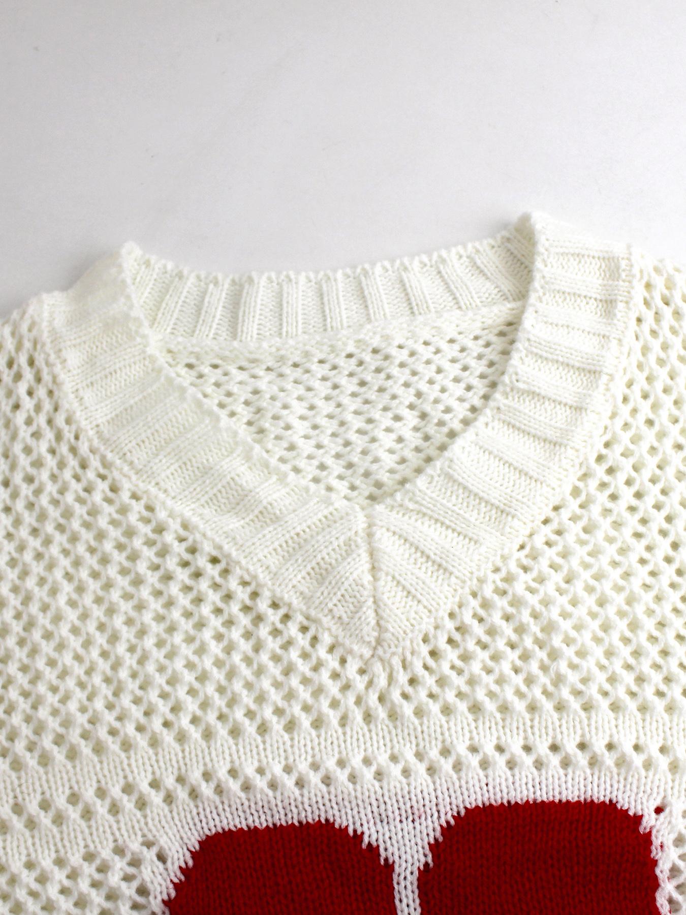 Women's V Neck Knit Pullover Sweater Long Sleeve Colorblock Hollow Out Star Number Design Fashion Casual Elegant Spring Summer Fall Wear