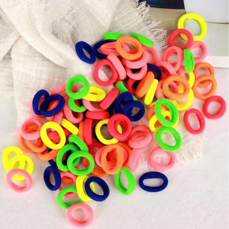 [Not For Sale] 1PCS Colorful Elastic Hair Ties for Women Ponytail Hold Scrunchie Rubber Band Basic Nylon Hair Bands Girls Hair Accessories (Do Not Order Separately) cupids bow-3
