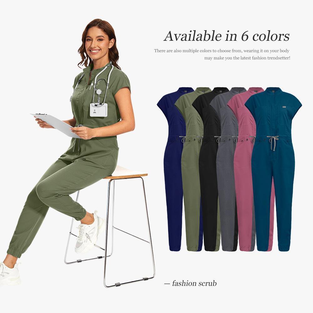 Ladies Doctor Brush Pants Beauty Salon Hand Washing Work Clothes Nursing Home Hand Washing Clothes with Zipper