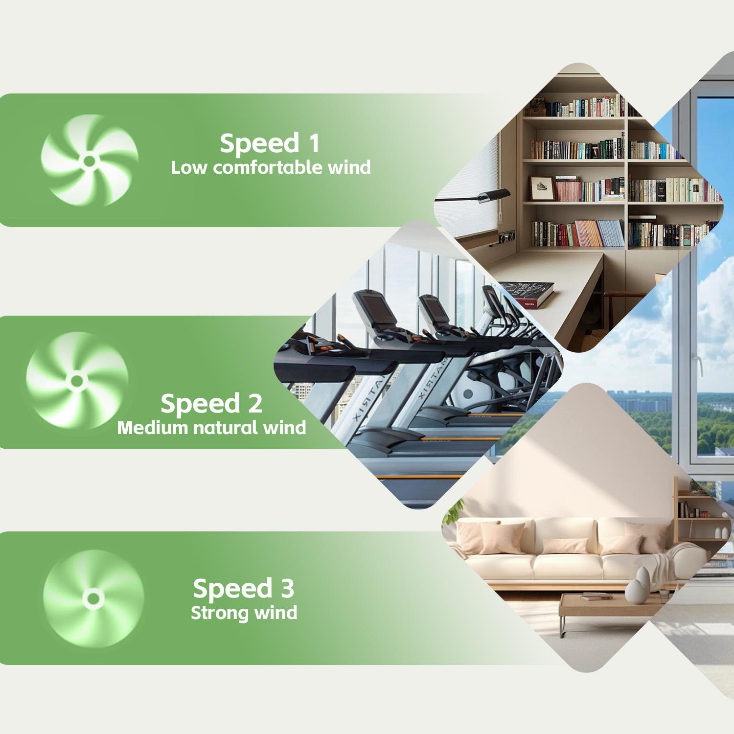 20.5 Inch Remote Control Ceiling Led Light Fan with Extension Pole, Tool-Free Installation, Energy-Saving Nightlight, Timer, Bedroom/living Room/kitchen