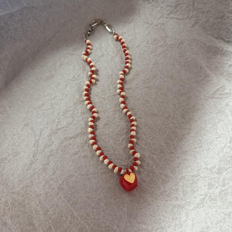 Bohemian Handmade Beaded Choker Necklace Adjustable Colorful Seashell Surfer Necklaces Beach Crystal Charms for Jewelry Making