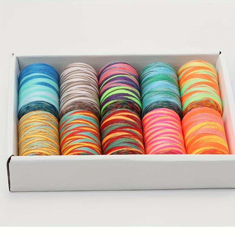 Sewing Thread Polyester Threads for Sewing Needlework Quilting Overlock Embroidery Hand Repair Thread Sewn Embroidery 1000yard