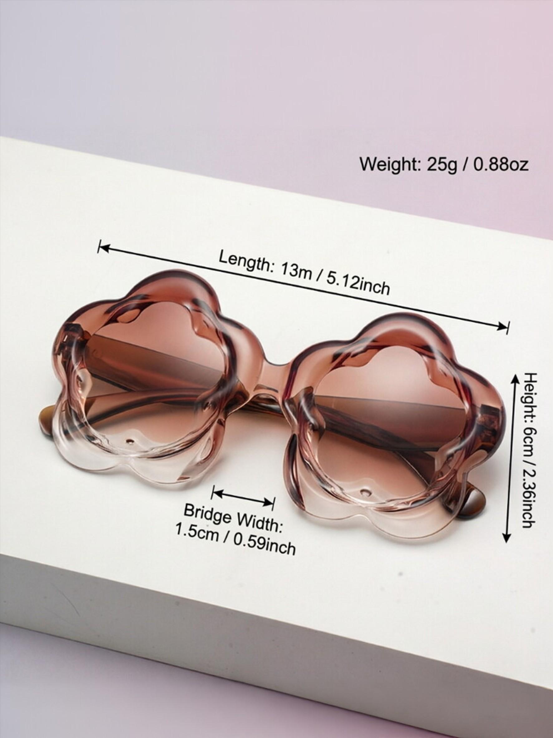 Women's Fashion Sunglasses, Jelly Style Lace Frame, Cute Sweet Beach Vacation, College Party, Perfect Gift for Parties