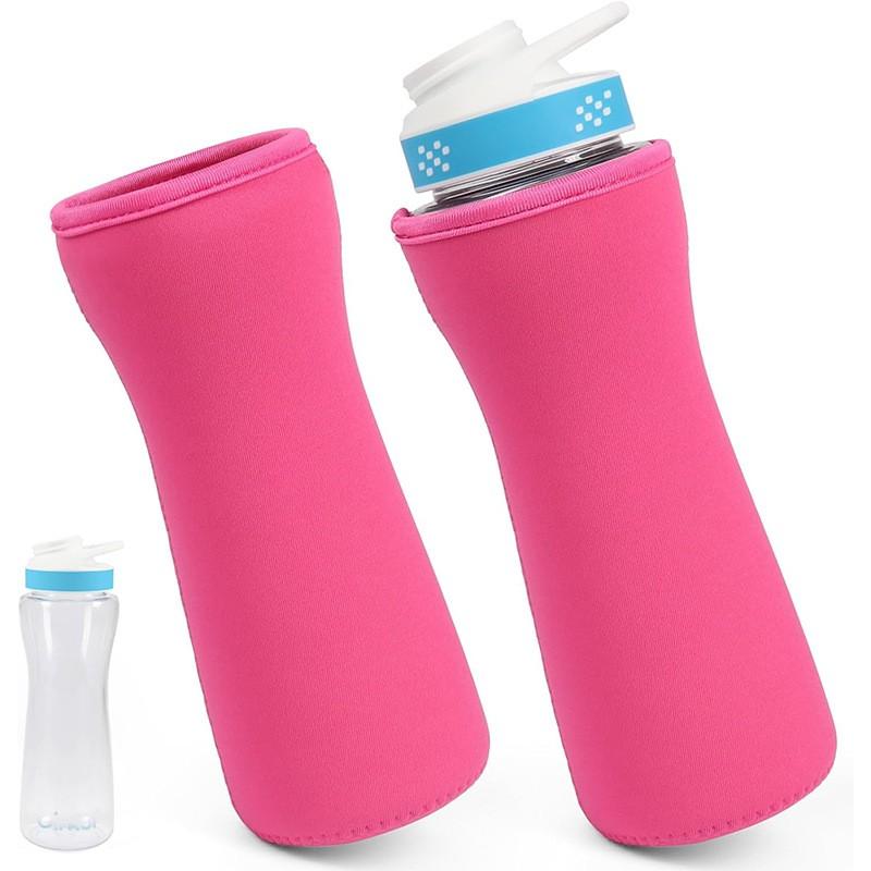 [cirkul Water Bottle Set], Outdoor Sports & Fitness Insulated Bottles Compatible with 22oz Plastic & Stainless Steel, Rubber Material