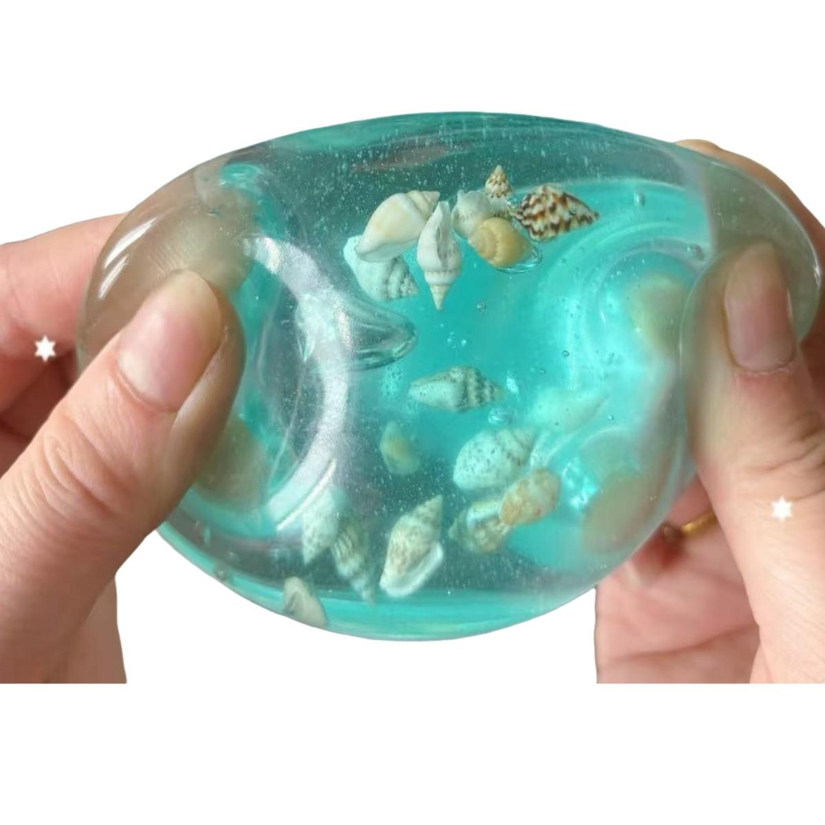 Adult Soft Ocean Block Stress Relief Ball, Anxiety Relief Fidget Toy, Malt Water Ball Bulk Gift, Unisex Non-Electrical Stress Relief Toy