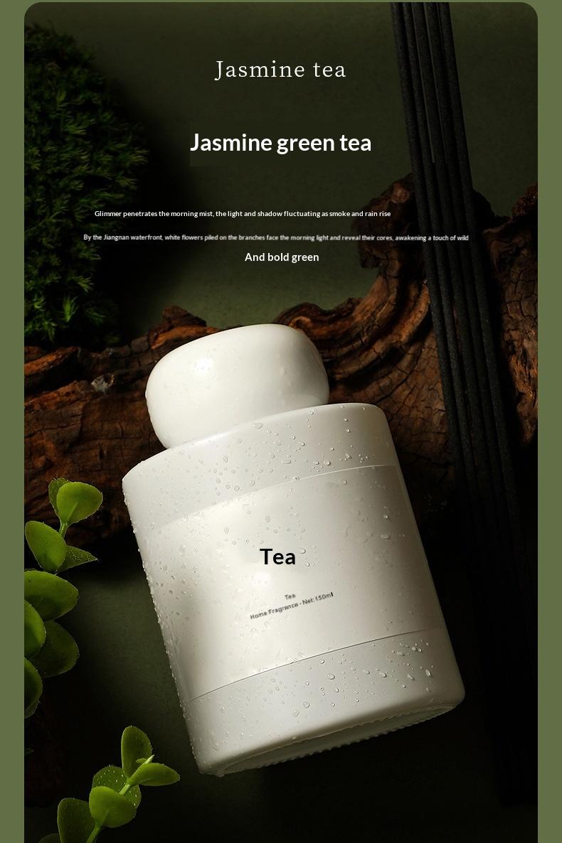 Tea Scented Incense Fire Free Rattan Essential Oil Tea Scented Indoor Perfume Home Bedroom Long Lasting Toilet Deodorization Incense