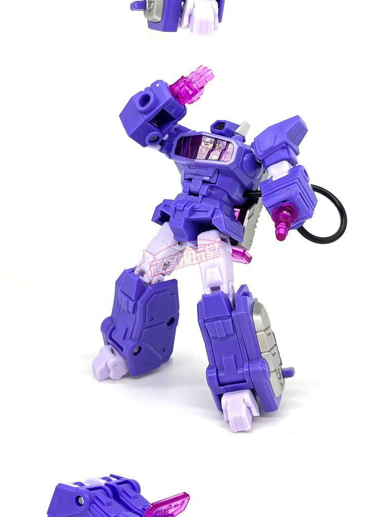 10cm Transformable Toy Shockwave Soundwave Powerglide Small Scale G1 Animated Robot Model Figurine Boy Gift