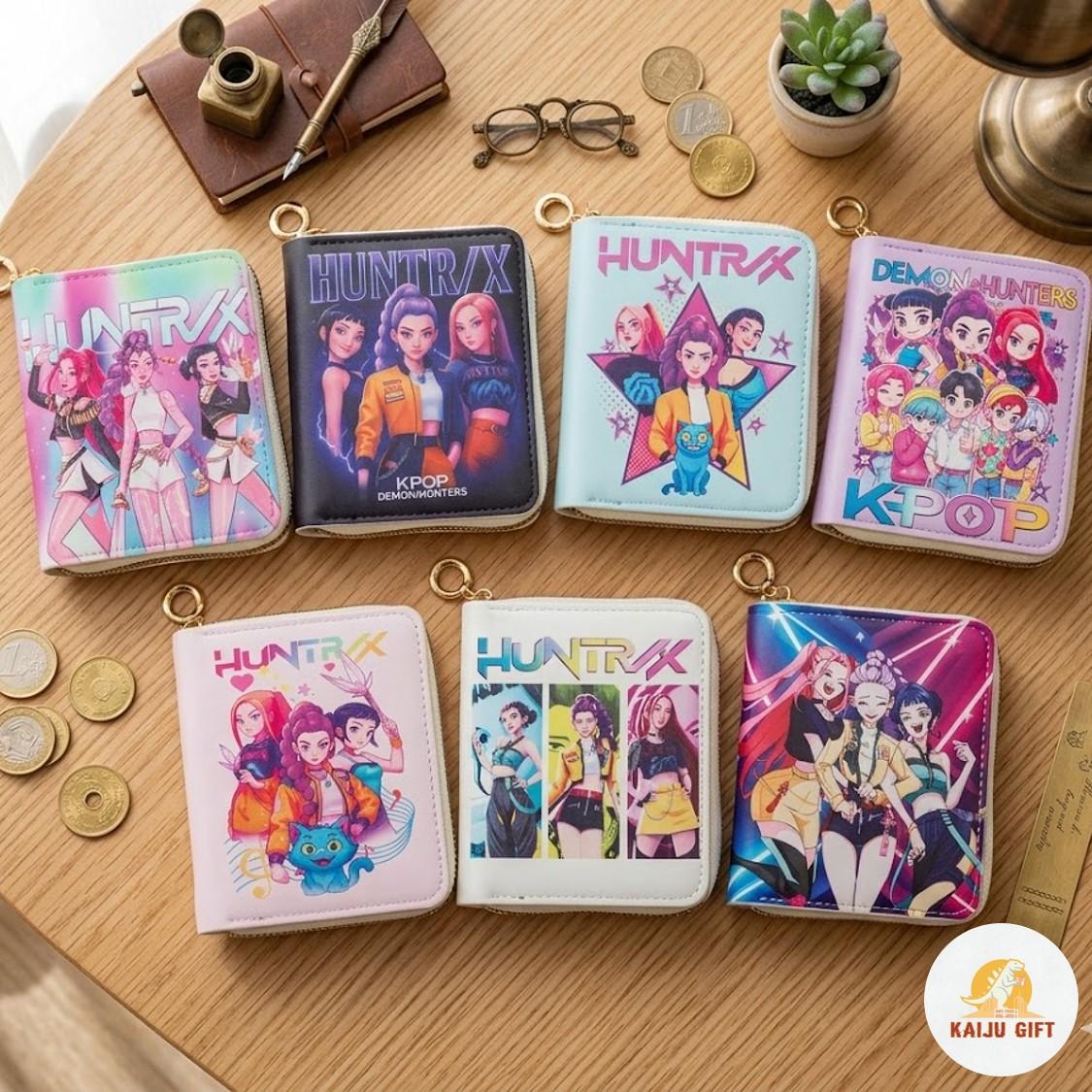 Kpop High-Profile Short Wallet, Cute Portable Small Wallet for Students, Trendy Hanging Accessory Bag, Perfect Gift for School Start