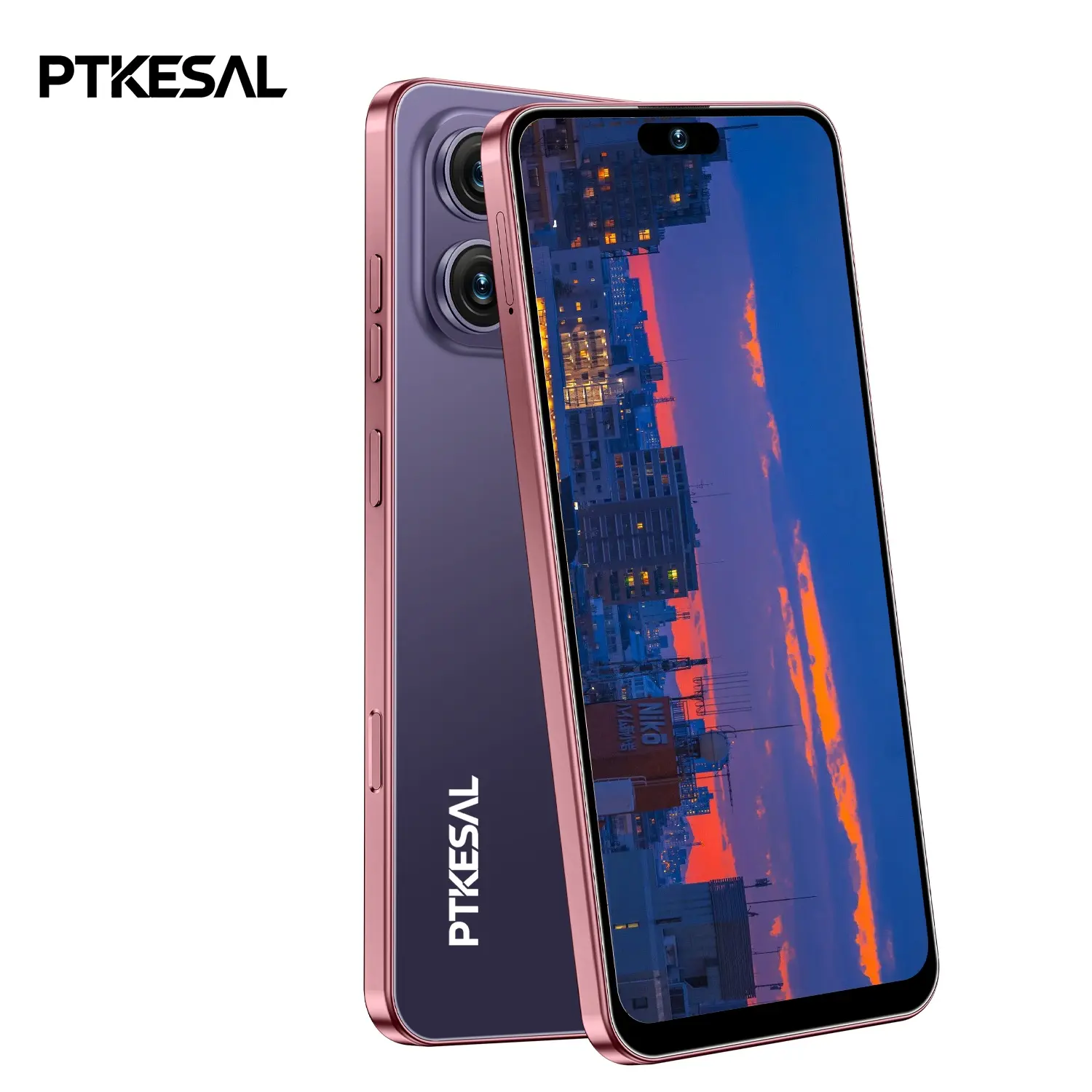 Ptkesal 17 Pro Max Smart Android Phone, Octa-Core Processor, 6gb RAM + 64GB Storage, Dual Camera, 6.93-Inch Screen, 5000mah Battery, Dual Sim