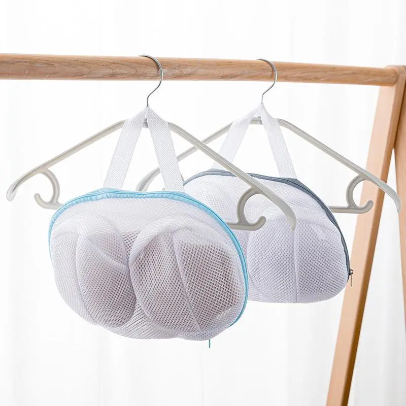 Mesh Bra Laundry Bag - Breathable Mesh, Zipper Closure Laundry Accessory, Anti-Deformation Protective Bag for Machine-Washed Delicates (Sports & Outdoor Leisure Equipment)