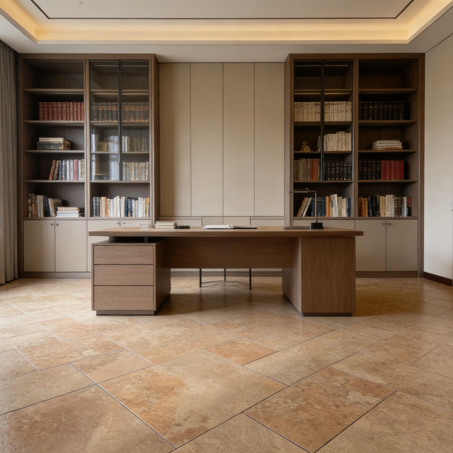 French Vintage Castle Style Thick Full Porcelain Tile, Wall & Floor Use, Non-Slip Easy Clean, 2 Sizes Available for Living Room Kitchen Bathroom