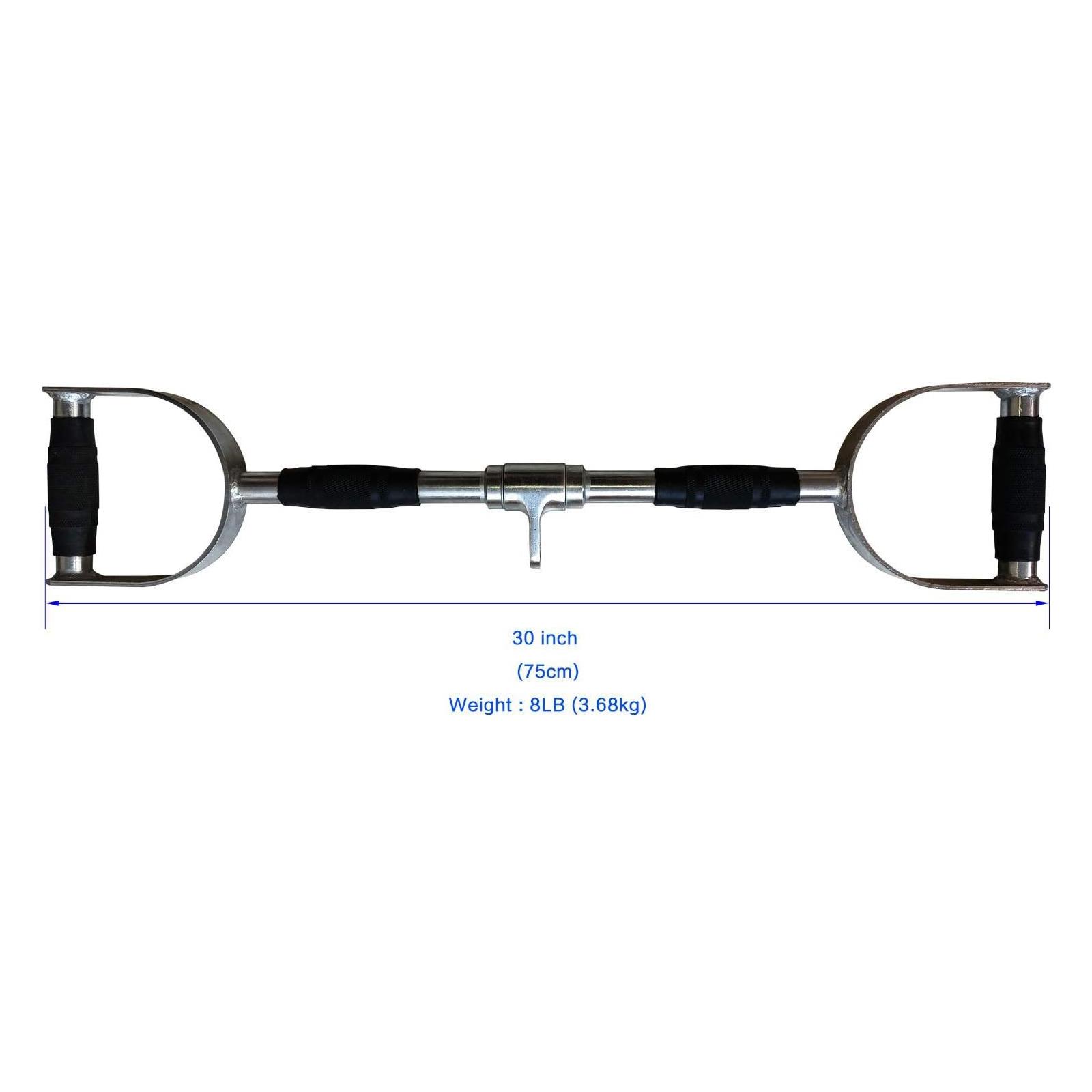 LAT Pulldown Attachments, Cable Machine Attachment, LAT Pull Down Bars, Press Down for Cable Pulley System Machine, Back Tricep Bar Strength Training Handle for Home Gym Fitness，Pulley Cable Machine Attachments.