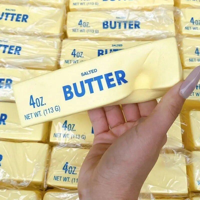 Butter-Style Squishies—Soft, Adorable, and Squeezable: A delightful playmate and the ultimate stress-reliever—the perfect gift for any occasion.