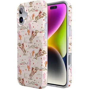 Casely iPhone 16 Case | Cowgirl Canyon | FashionPass x Casely | Compatible with MagSafe | Classic Ultra Slim Design