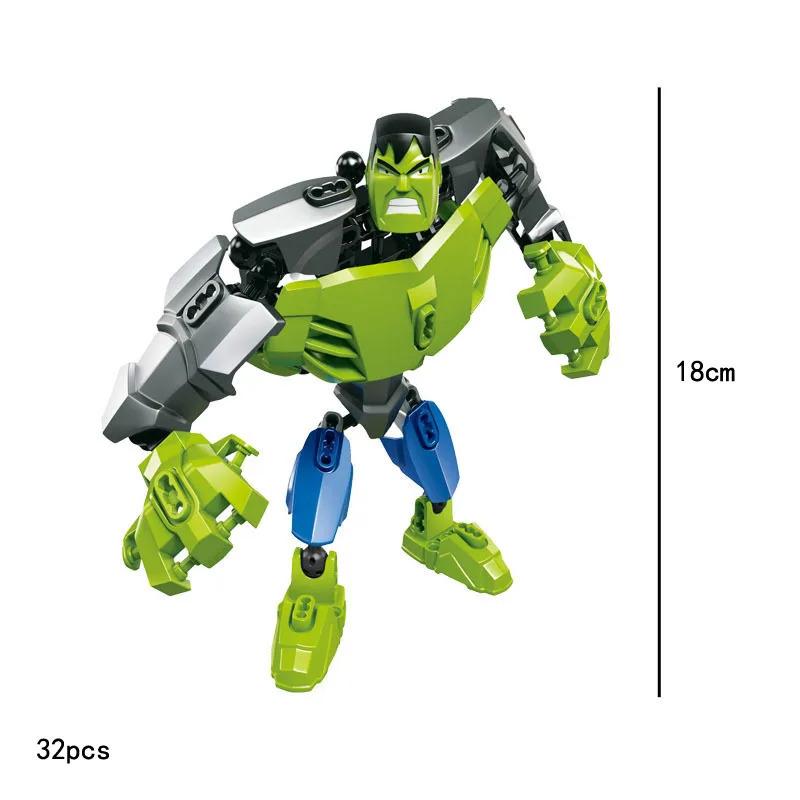 Lewan 2077 Steel Mech American Team Killer Assembled Building Blocks Boy Toy Gift Compatible with Lego