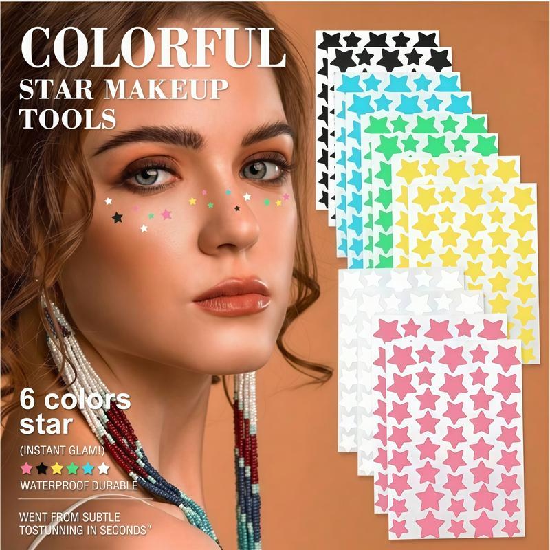 Star Shaped Hydrocolloid Pimple Patches, 1400pcs/set Mixed Color Acne Cover Patches, Skin Care Products for All Skin Types Super Patch