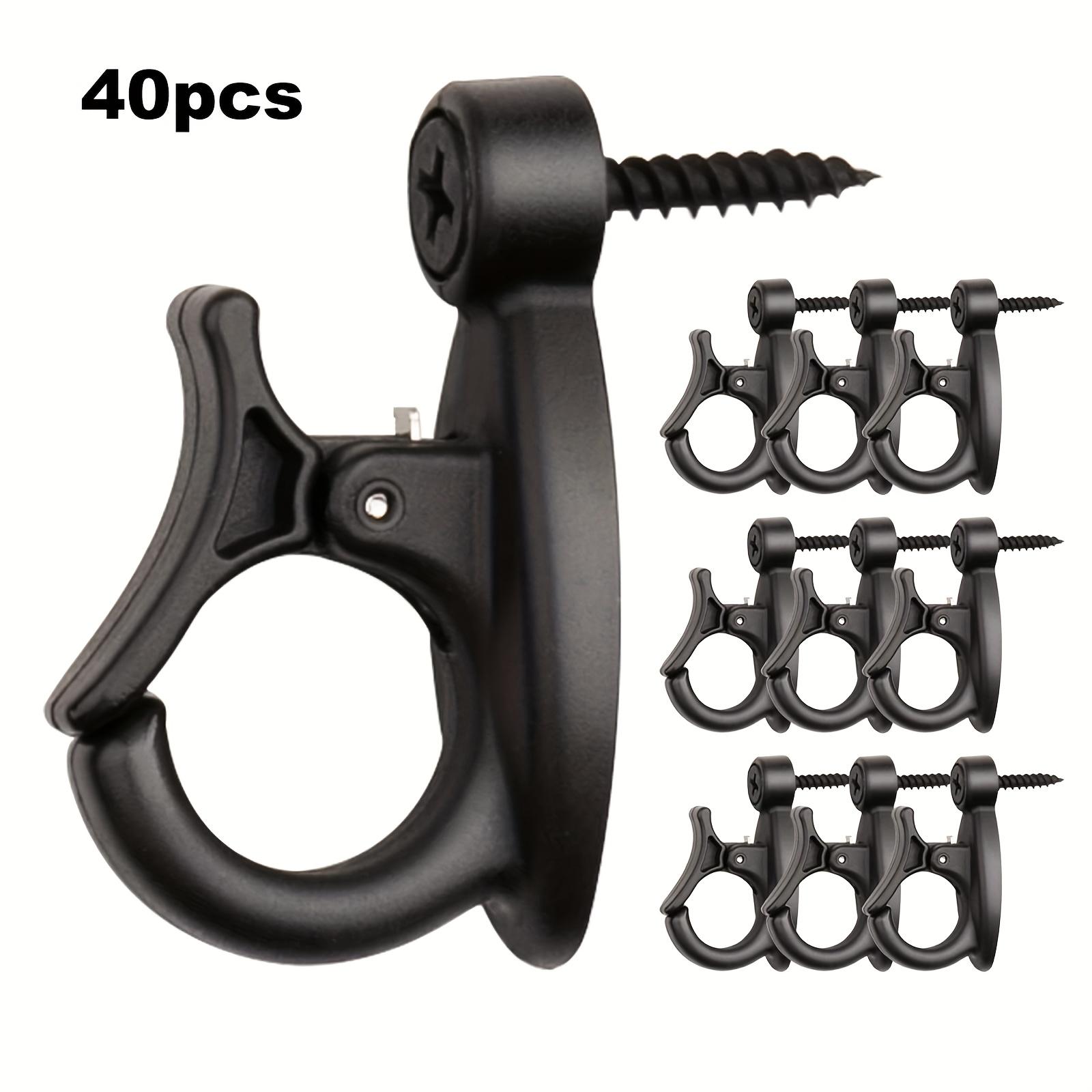 Multifunctional Screw-In Hooks, Hangers for String Lights, Plants, Wind Chimes, Halloween Christmas Patio Decor