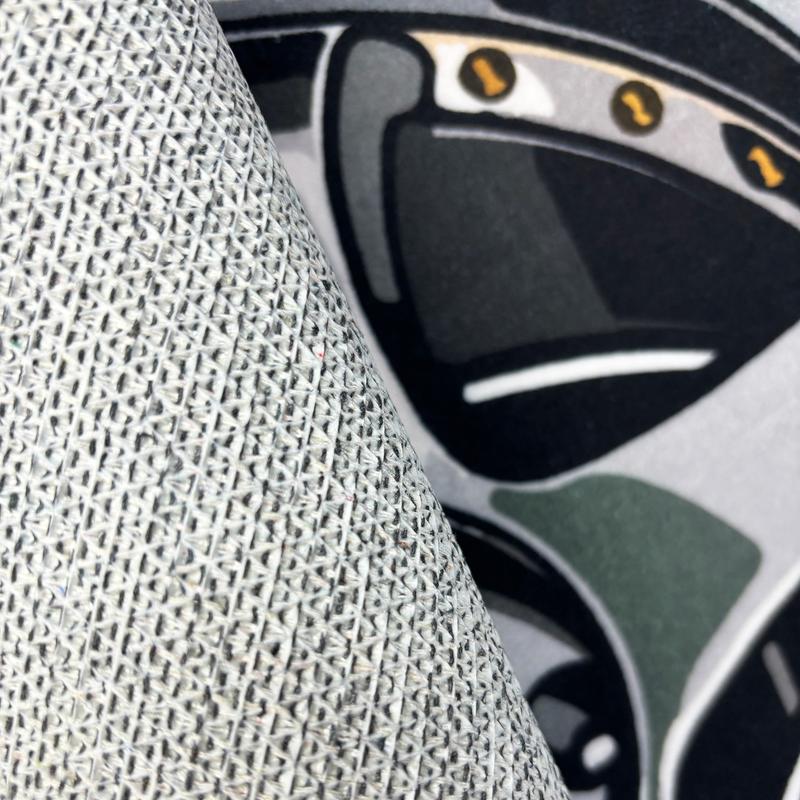 Round Creative Wheel Pattern Carpet, 1 Count Street Style Non-slip Floor Rug Mat, Geometric Pattern Rug, Decorative Carpet for Home Living Room Bedroom