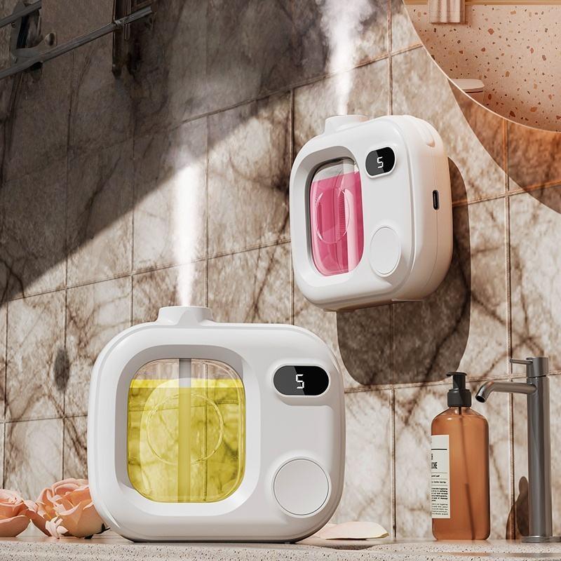 New Summer Battery-Powered Timer Scent Diffuser, Essential Oil Aroma Dispenser, Home Wall-Mounted Display Mode, Household Good Item