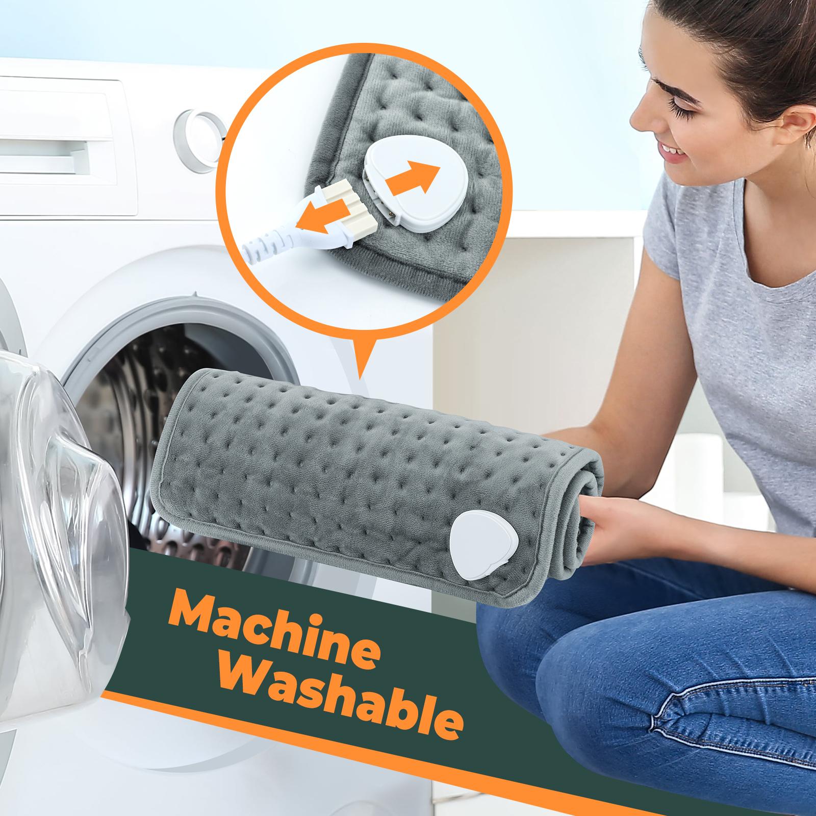 Electric Heating Pad Heated Cushion 3 Timing 10 Temperature Control  Multifunctional Waist Body Heating Massage Mat For Shoulder Belly Leg